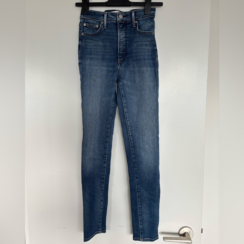 Denim Forum 12” High Waist Lola Skinny Jeans, Blue, Size 26.